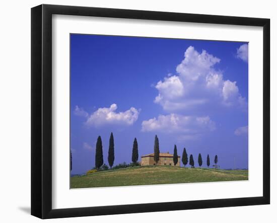 Italy, Tuscany, Siena, Pienza, Grange Province-Udo Siebig-Framed Photographic Print