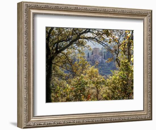 Italy, Tuscany. Tower House Cassero Di Grignano in Chianti-Julie Eggers-Framed Photographic Print