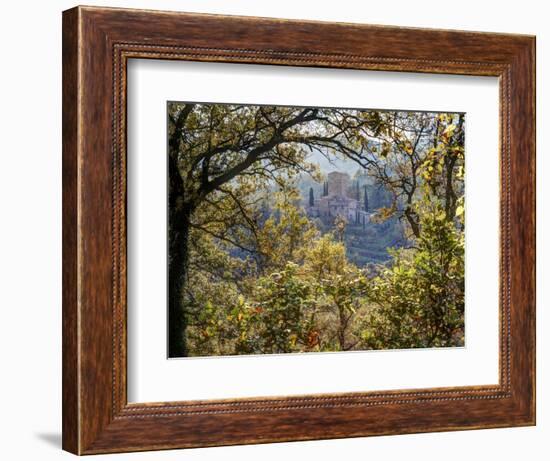 Italy, Tuscany. Tower House Cassero Di Grignano in Chianti-Julie Eggers-Framed Photographic Print