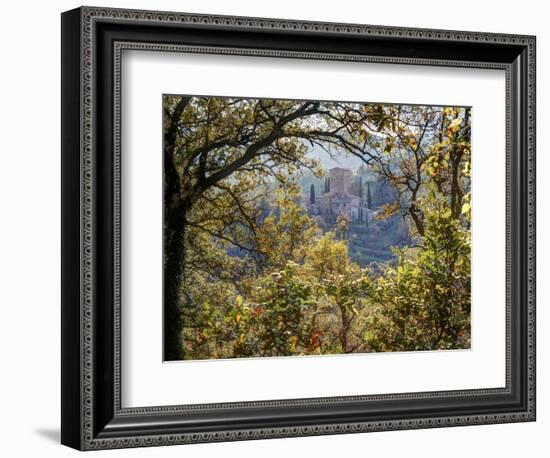 Italy, Tuscany. Tower House Cassero Di Grignano in Chianti-Julie Eggers-Framed Photographic Print