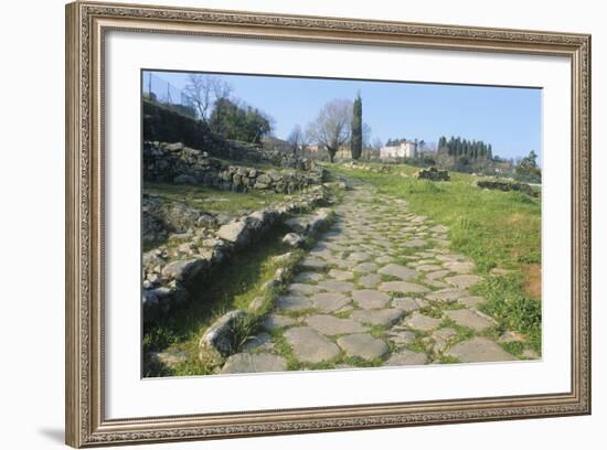 Italy, Tuscany, Vetulonia, Etruscan Necropolis-null-Framed Giclee Print