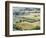 Italy, Tuscany. Vineyards and Olive Trees in Autumn in the Val Dorcia-Julie Eggers-Framed Photographic Print