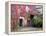 Italy, Tuscany, Volpaia. Red Ivy Covering the Walls of the Buildings-Julie Eggers-Framed Premier Image Canvas