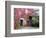 Italy, Tuscany, Volpaia. Red Ivy Covering the Walls of the Buildings-Julie Eggers-Framed Photographic Print