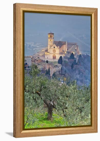 Italy, Umbria, Perugia District, Assisi, Basilica of San Francesco.-Francesco Iacobelli-Framed Premier Image Canvas