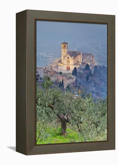 Italy, Umbria, Perugia District, Assisi, Basilica of San Francesco.-Francesco Iacobelli-Framed Premier Image Canvas