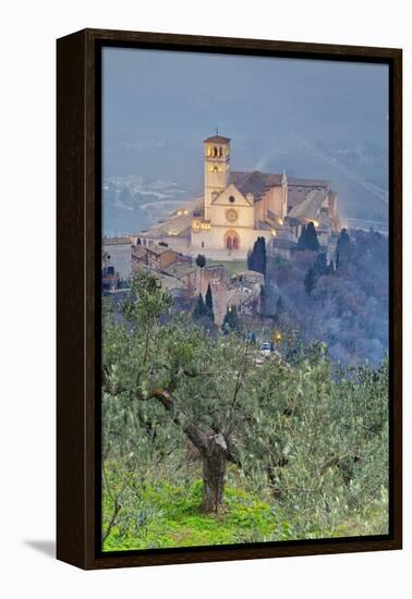 Italy, Umbria, Perugia District, Assisi, Basilica of San Francesco.-Francesco Iacobelli-Framed Premier Image Canvas