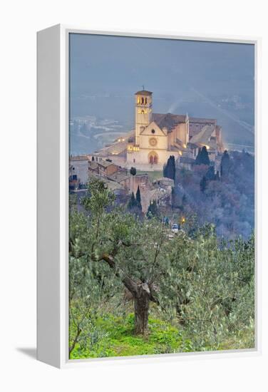 Italy, Umbria, Perugia District, Assisi, Basilica of San Francesco.-Francesco Iacobelli-Framed Premier Image Canvas