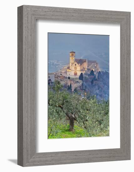 Italy, Umbria, Perugia District, Assisi, Basilica of San Francesco.-Francesco Iacobelli-Framed Photographic Print