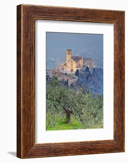 Italy, Umbria, Perugia District, Assisi, Basilica of San Francesco.-Francesco Iacobelli-Framed Photographic Print