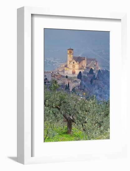 Italy, Umbria, Perugia District, Assisi, Basilica of San Francesco.-Francesco Iacobelli-Framed Photographic Print