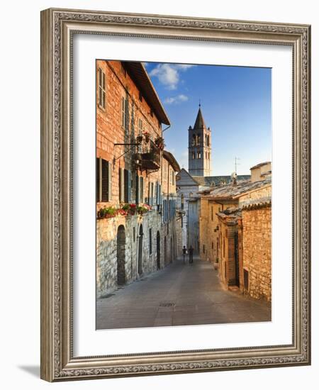 Italy, Umbria, Perugia District, Assisi, Basilica of Santa Chiara-Francesco Iacobelli-Framed Photographic Print