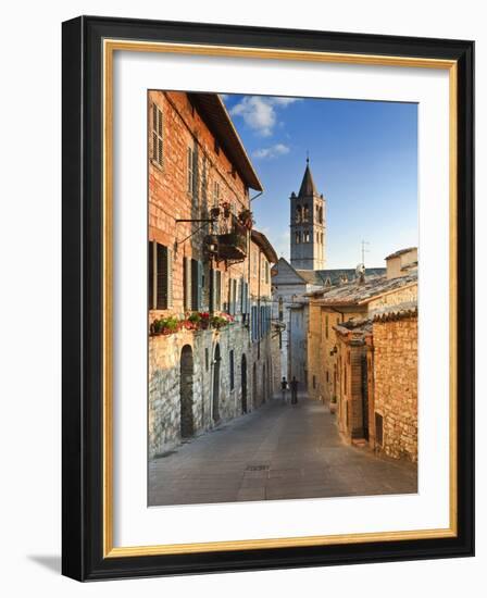 Italy, Umbria, Perugia District, Assisi, Basilica of Santa Chiara-Francesco Iacobelli-Framed Photographic Print