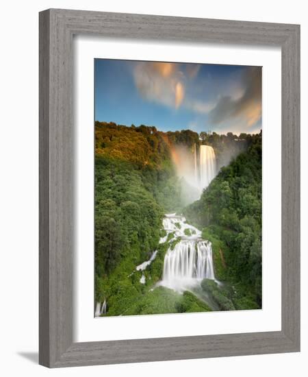 Italy, Umbria, Terni District, Terni, Marmore Falls, One of the Tallest Waterfalls in Europe, 165 M-Francesco Iacobelli-Framed Photographic Print