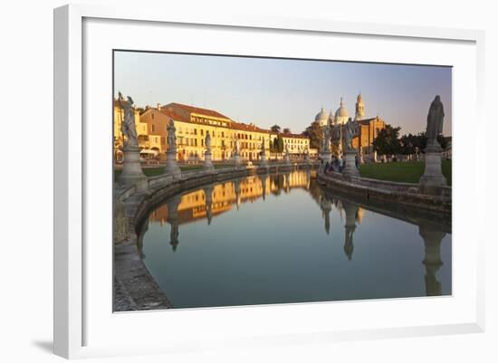 Italy, Veneto, Padova District, Statues and Basilica di Santa Giustina-Peter Adams-Framed Photographic Print
