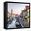 Italy, Veneto, Venice, Burano. Sunset in the Town-Matteo Colombo-Framed Premier Image Canvas