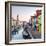 Italy, Veneto, Venice, Burano. Sunset in the Town-Matteo Colombo-Framed Photographic Print