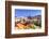 Italy, Veneto, Venice. Rialto Bridge at Dusk, High Angle View-Matteo Colombo-Framed Photographic Print