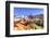 Italy, Veneto, Venice. Rialto Bridge at Dusk, High Angle View-Matteo Colombo-Framed Photographic Print