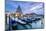 Italy, Veneto, Venice. Santa Maria Della Salute Church on the Grand Canal, at Sunset-Matteo Colombo-Mounted Photographic Print