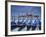 Italy, Veneto, Venice, St. Mark's Square, Gondolas, San Giorgio Maggiore, Lagoon, Evening Mood-Rainer Mirau-Framed Photographic Print