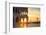 Italy, Veneto, Venice. Sunrise over Piazzetta San Marco and Doges Palace-Matteo Colombo-Framed Photographic Print