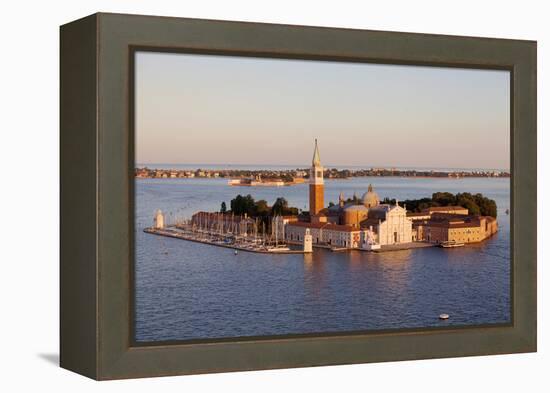 Italy, Veneto, Venice. the Island of San Giorgio Maggiore with its Famed Church. Unesco.-Ken Scicluna-Framed Premier Image Canvas