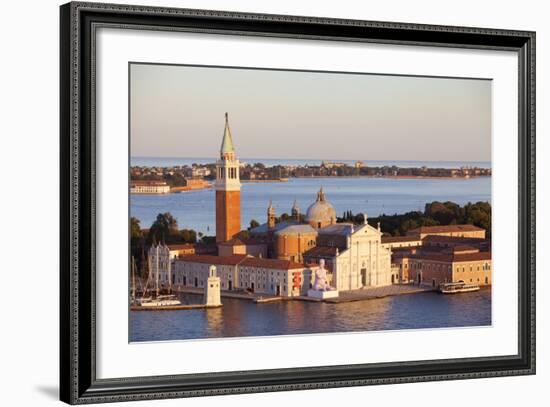 Italy, Veneto, Venice. the Island of San Giorgio Maggiore with its Famed Church. Unesco.-Ken Scicluna-Framed Photographic Print