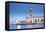 Italy, Veneto, Venice. the Punta Della Dogana on the Grand Canal.-Ken Scicluna-Framed Premier Image Canvas