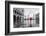 Italy, Veneto, Venice. Woman with Red Umbrella in Front of Doges Palace with Acqua Alta (Mr)-Matteo Colombo-Framed Photographic Print