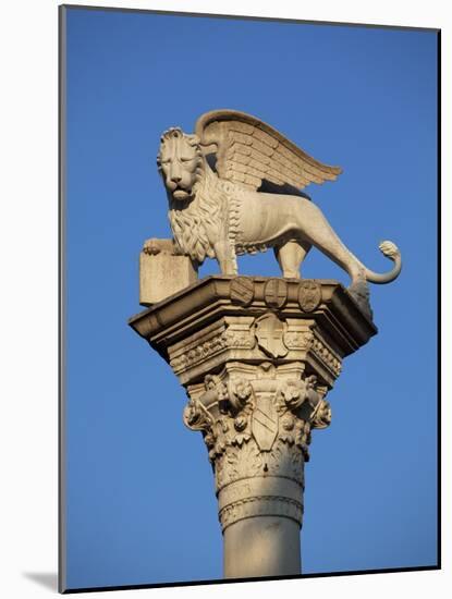 Italy, Veneto, Vicenza, Western Europe, 'Leone Di San Marco' a Symbol Dating from Glorious Times of-Ken Scicluna-Mounted Photographic Print