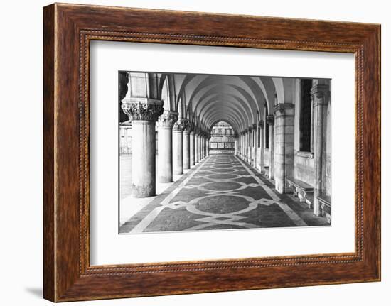 Italy, Venice. Columns at Doge's Palace-Dennis Flaherty-Framed Photographic Print