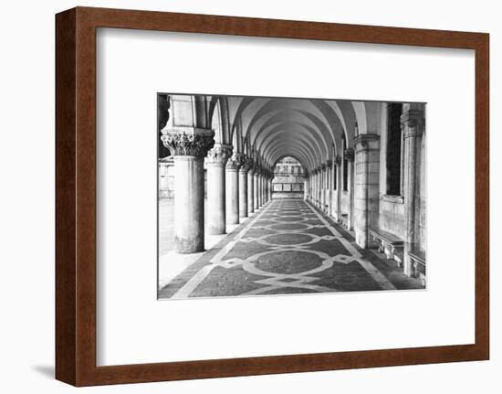 Italy, Venice. Columns at Doge's Palace-Dennis Flaherty-Framed Photographic Print