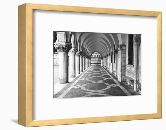 Italy, Venice. Columns at Doge's Palace-Dennis Flaherty-Framed Photographic Print