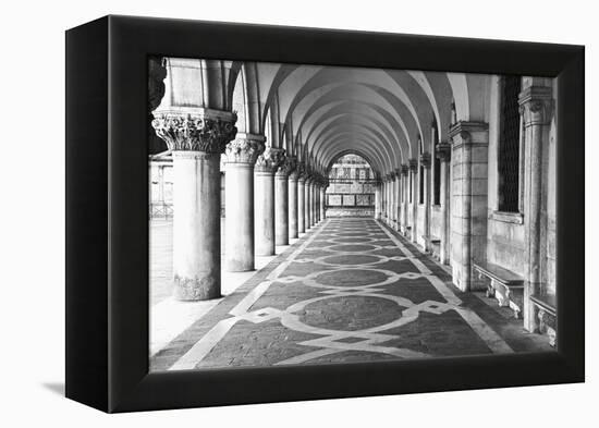 Italy, Venice. Columns at Doge's Palace-Dennis Flaherty-Framed Premier Image Canvas