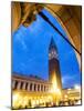 Italy, Venice, Evening view of Bell Tower at San Marco Square-Terry Eggers-Mounted Photographic Print