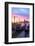 Italy, Venice. Gondolas Moored on Riva Degli Schiavoni at Sunrise-Matteo Colombo-Framed Photographic Print