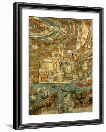 Italy, Venice, Perspective View of Piazza San Marco-null-Framed Giclee Print