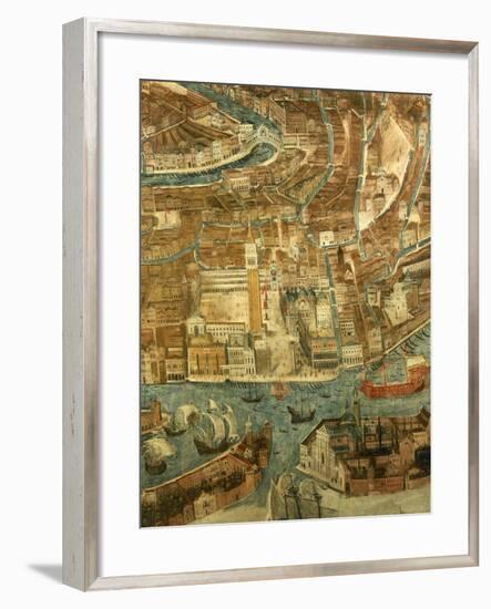 Italy, Venice, Perspective View of Piazza San Marco-null-Framed Giclee Print