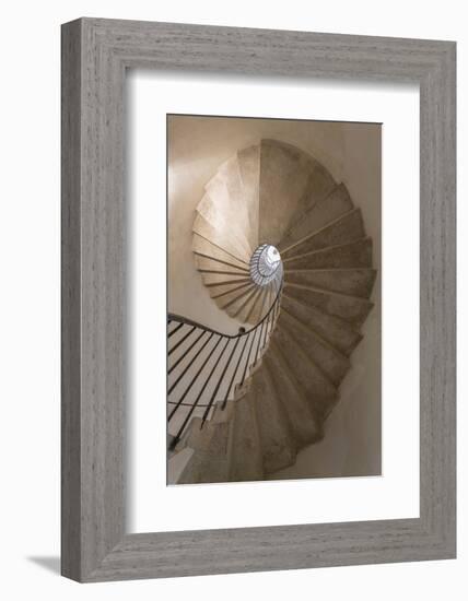 Italy, Venice. Spiral stairwell.-Jaynes Gallery-Framed Photographic Print