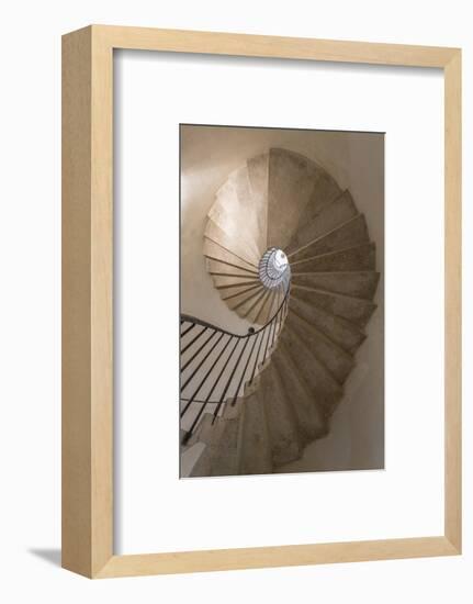 Italy, Venice. Spiral stairwell.-Jaynes Gallery-Framed Photographic Print