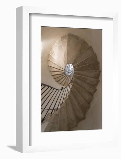 Italy, Venice. Spiral stairwell.-Jaynes Gallery-Framed Photographic Print