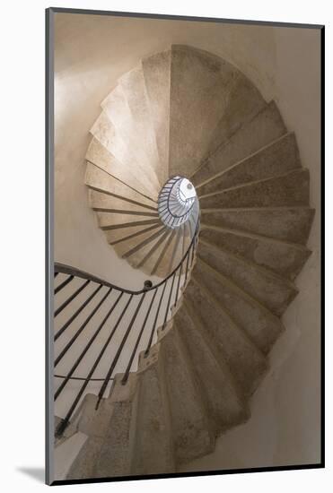 Italy, Venice. Spiral stairwell.-Jaynes Gallery-Mounted Photographic Print