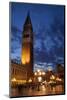 Italy, Venice. the Bell Tower of St. Mark's at Dusk-Brenda Tharp-Mounted Photographic Print