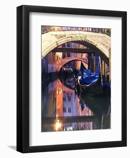 Italy, Venice. View of a Canal-Matteo Colombo-Framed Photographic Print