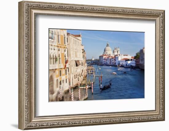 Italy, Venice, View of the Grand Canal from the Ponte Dell'Accademia-Peter Adams-Framed Photographic Print