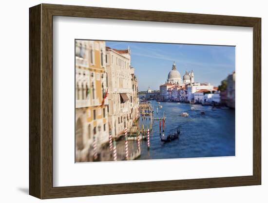 Italy, Venice, View of the Grand Canal from the Ponte Dell'Accademia-Peter Adams-Framed Photographic Print