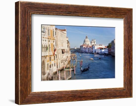 Italy, Venice, View of the Grand Canal from the Ponte Dell'Accademia-Peter Adams-Framed Photographic Print