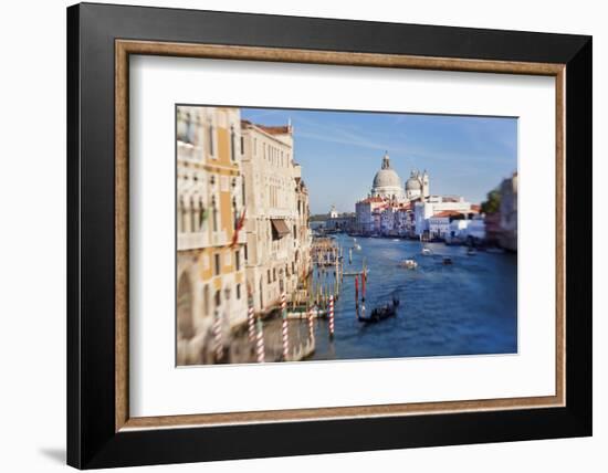 Italy, Venice, View of the Grand Canal from the Ponte Dell'Accademia-Peter Adams-Framed Photographic Print