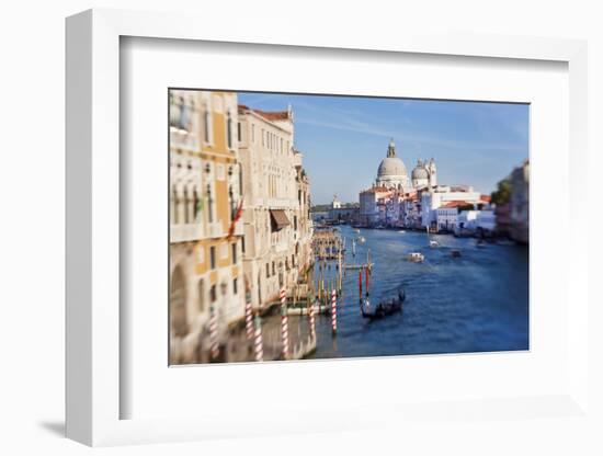 Italy, Venice, View of the Grand Canal from the Ponte Dell'Accademia-Peter Adams-Framed Photographic Print